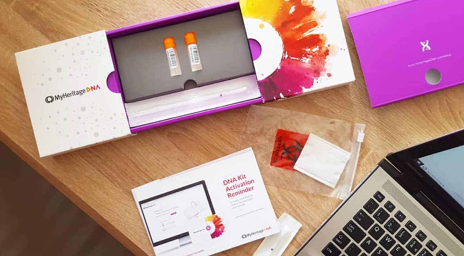 עיצוב אריזה לבדיקות דינאיי עבור חברת My Heritage A Multi-Functional DNA Test Packaging