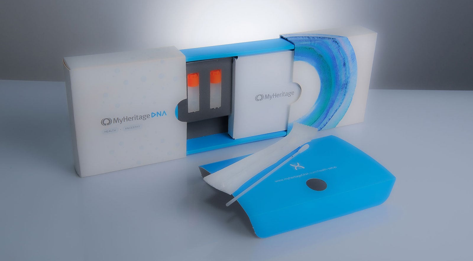 עיצוב אריזה לבדיקות דינאיי עבור חברת My Heritage A Multi-Functional DNA Test Packaging