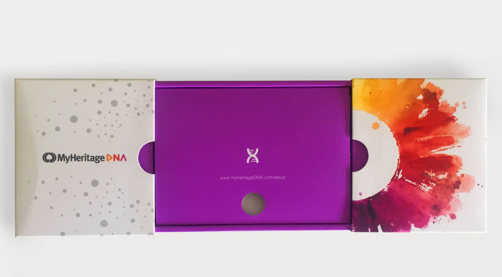 עיצוב אריזה לבדיקות דינאיי עבור חברת My Heritage A Multi-Functional DNA Test Packaging